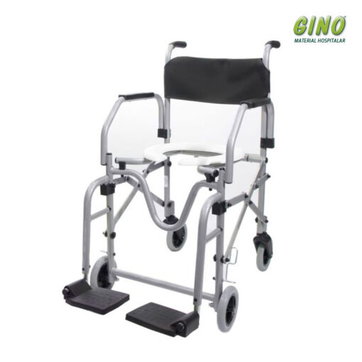 Cadeira de Banho Alumínio Dobrável 90 kg Ortopedia Jaguaribe