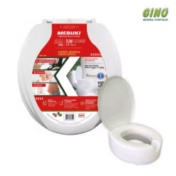 Assento elevado com tampa Mebuki 13,5cm