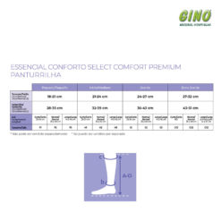 Meia 3 4 Comfort Premium 20-30 Sigvaris