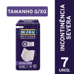 Bigfral Noturna Roupa Íntima Descartável G-XG 7 Unidades