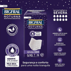 Bigfral Noturna Roupa Íntima Descartável G-XG 7 Unidades